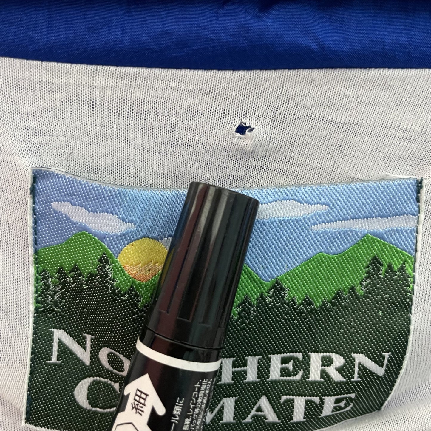 90s vintage 古着 ビンテージ ナイロンジャケット NORTHERN CLIMATE フルジップ マルチカラー アウトドア