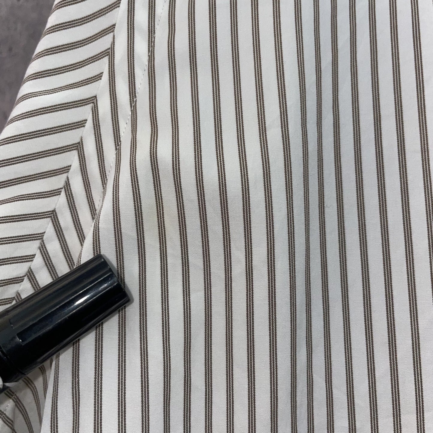 90s RalphLauren ラルフローレン ストライプ 長袖シャツ 古着 vintage ビンテージ ゆったり ボックス ストレート