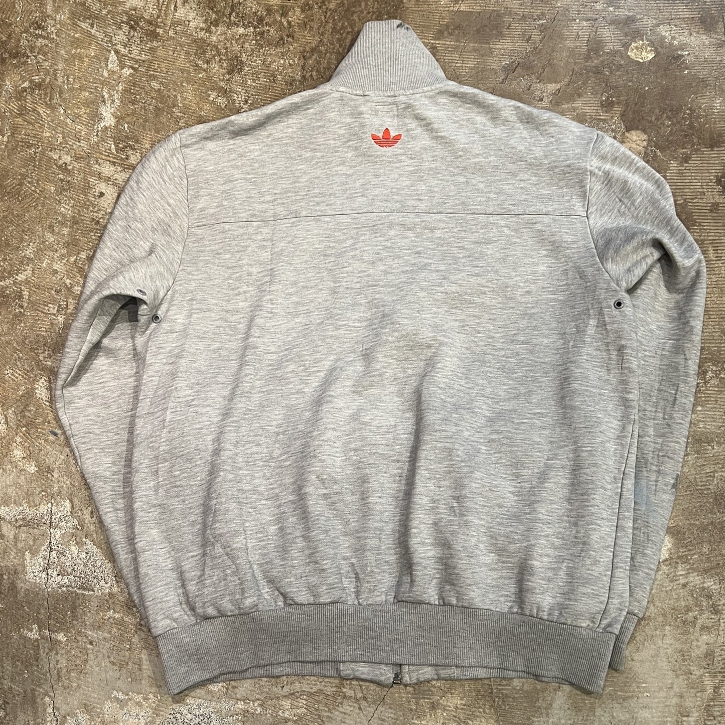 00s adidas sweat track jacket グレー xxl