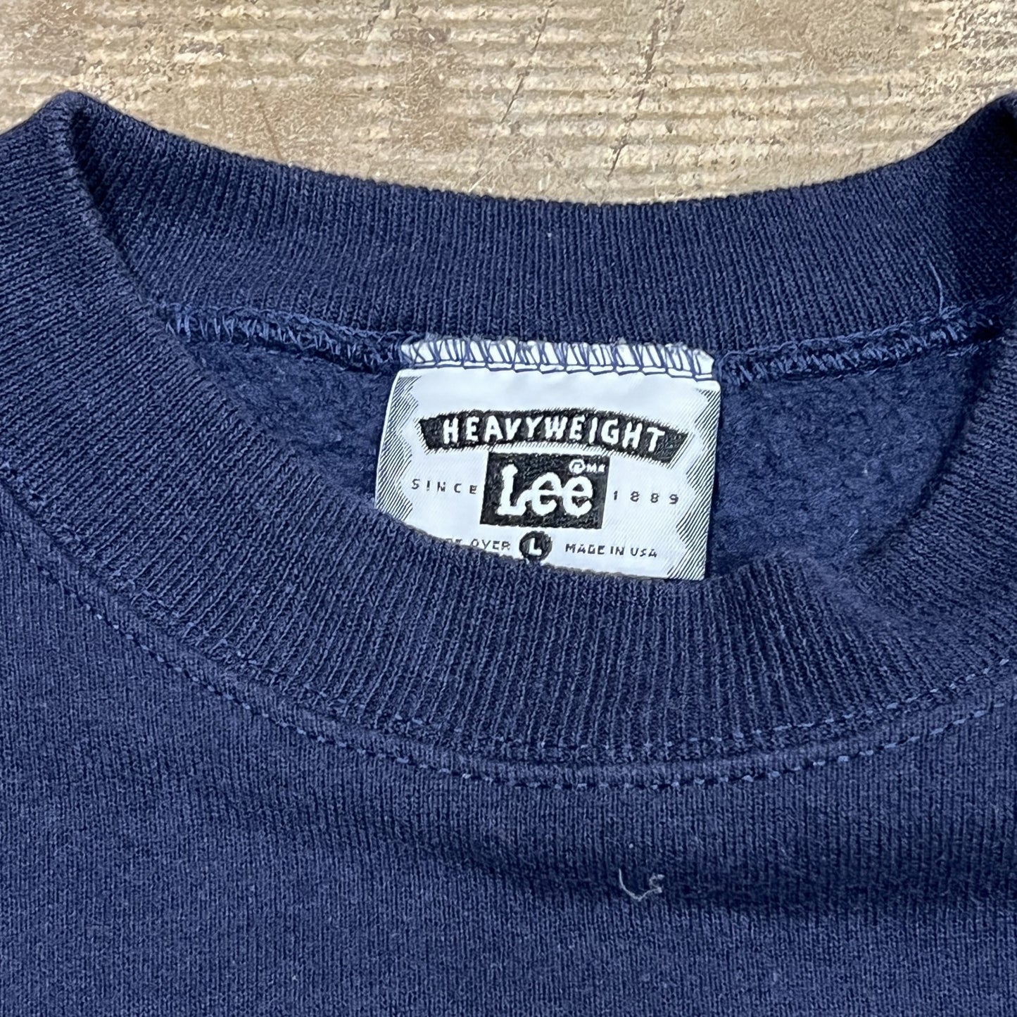 Lee SOBM BANK MARKETING スウェット ネイビー L