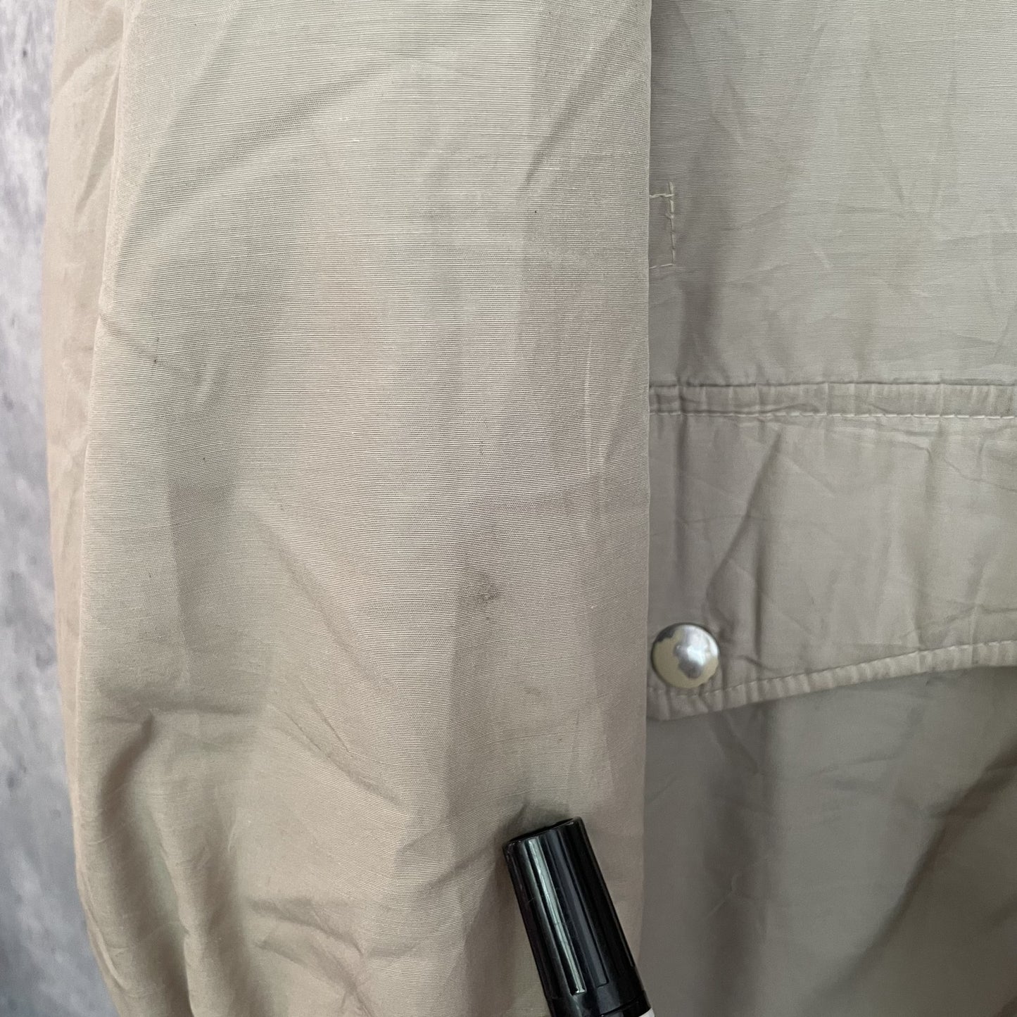 70s vintage IMPRESSION ACMEジッパー キルティング アルミ ナイロンジャケット 古着 ビンテージ