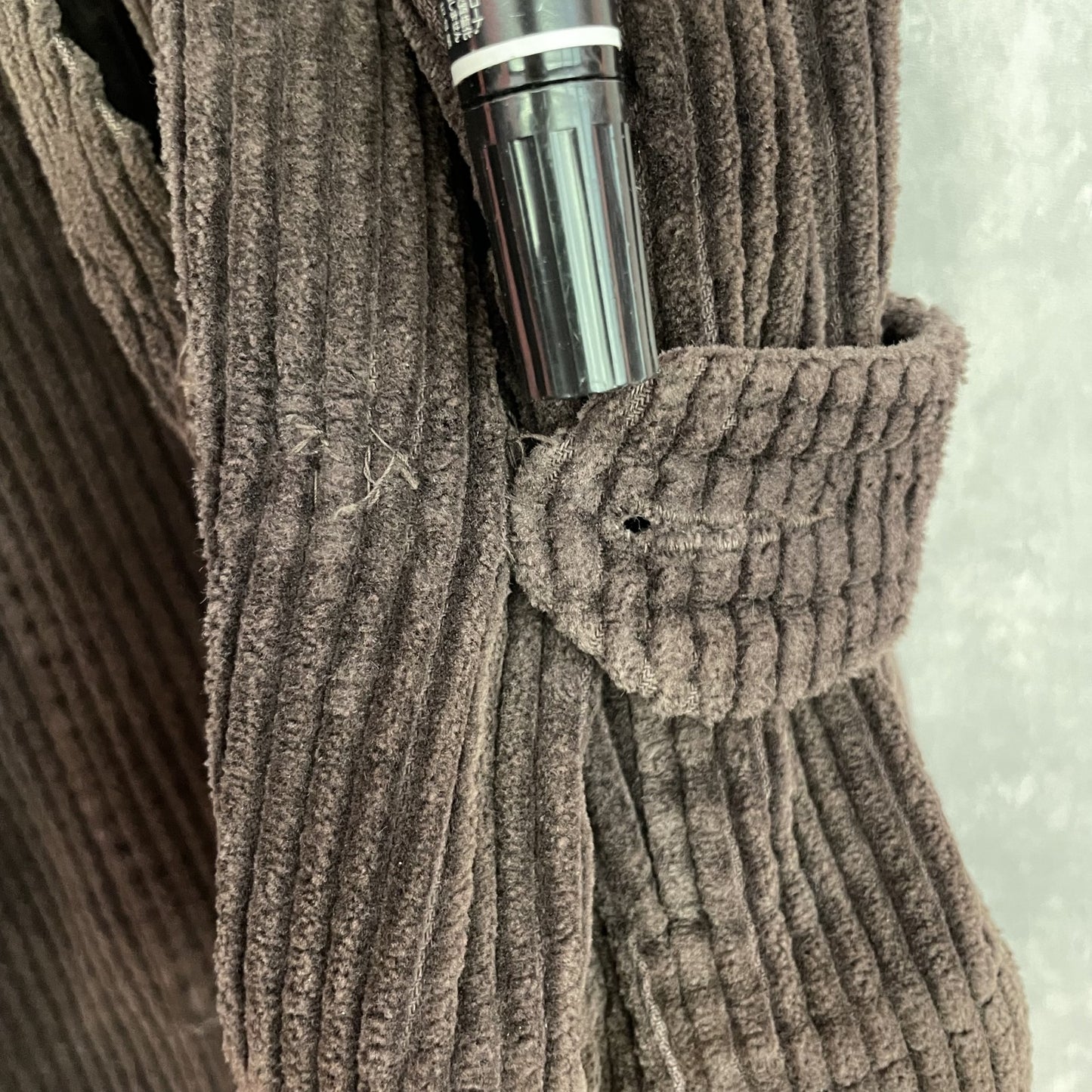 vintage 古着 ビンテージ コーデュロイジャケット BROOWN 紳士 カジュアル フロントチャック 無地 ブラウン