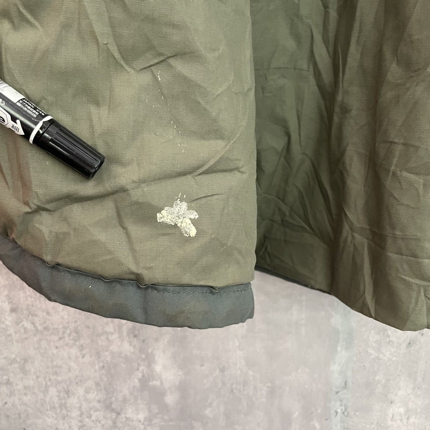 80s vintage 古着 ビンテージ ミリタリージャケット 民間品 N-3B フライトジャケット オリーブ