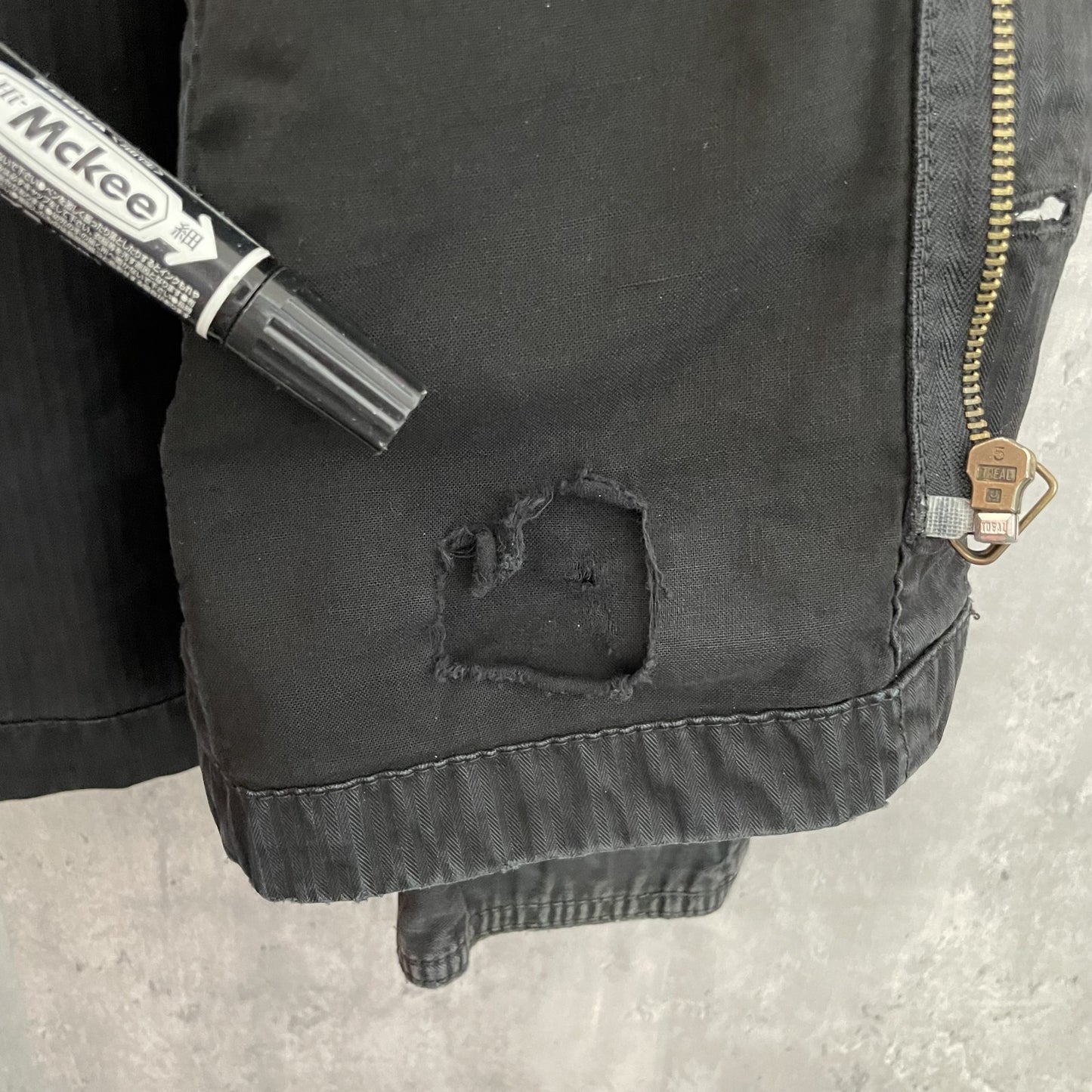 00s vintage 古着 ビンテージ トミーヒルフィガー TOMMYHILFIGER ジャケット ミリタリーサンプリング ヘリンボーン フルジップ