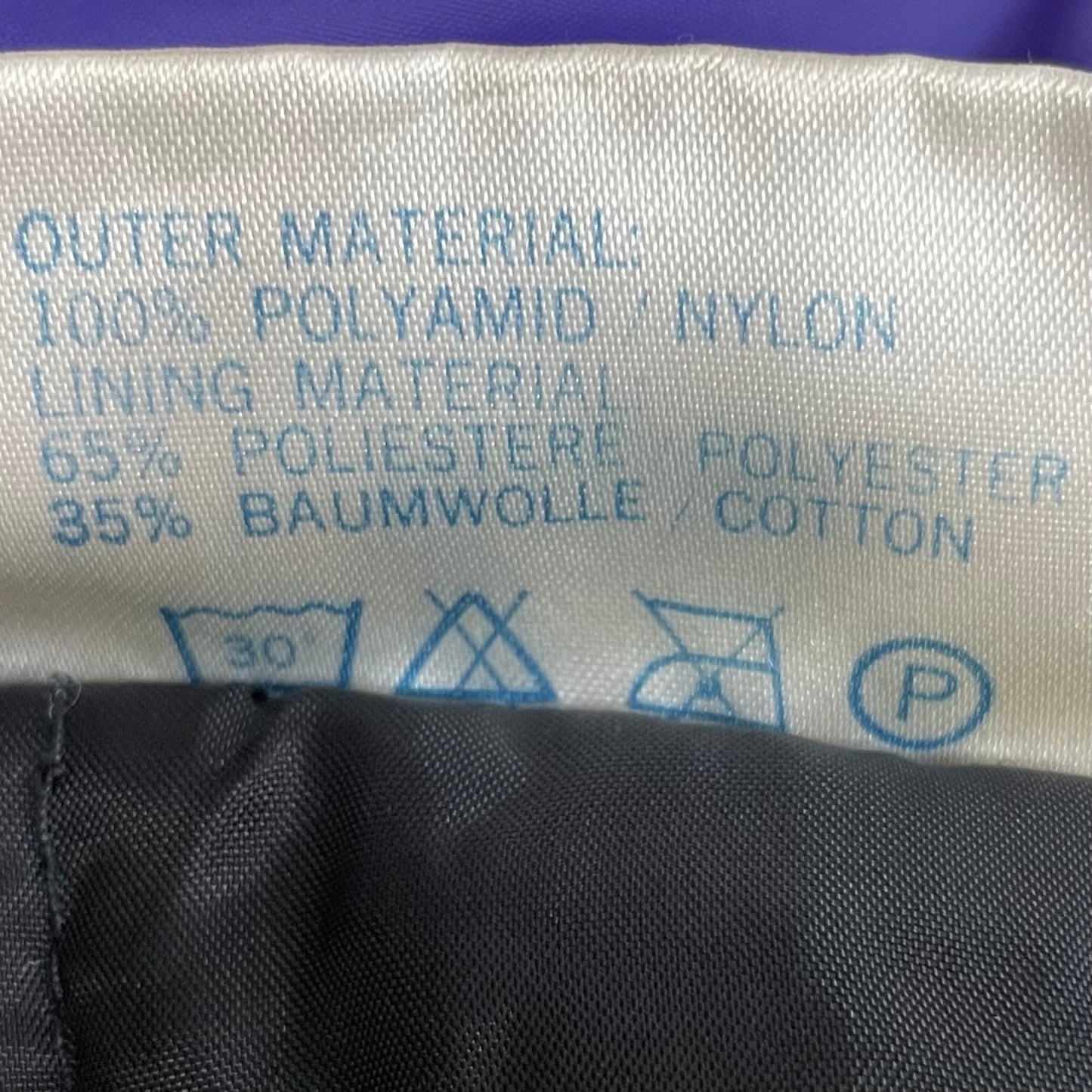 90s vintage 古着 ビンテージ ナイロンジャケット スケーター 刺繍ロゴ フルジップ