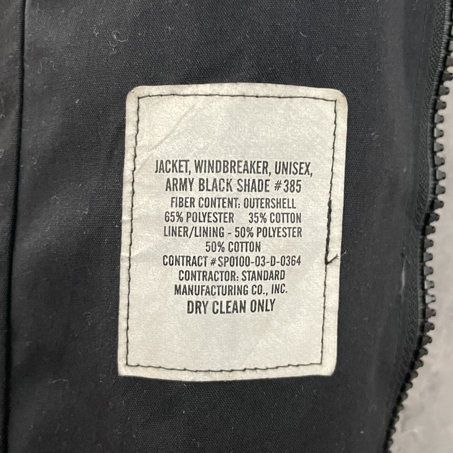 00s vintage 古着 ビンテージ DSCP ミリタリージャケット スイングトップ U.S.ARMY フルジップ