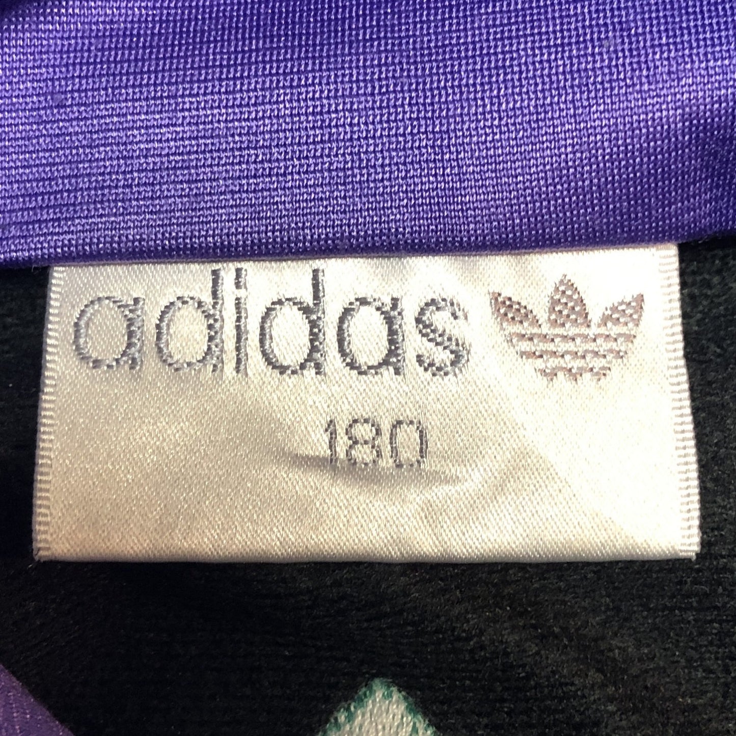 80s adidas 白タグ デザイントラックジャケット マルチカラー アシンメトリー