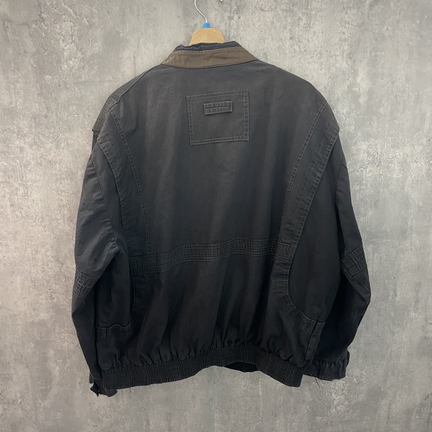 vintage 古着 ビンテージ ナイロンジャケット アメカジ カジュアル フルジップ テック オーバーサイズ バイカー