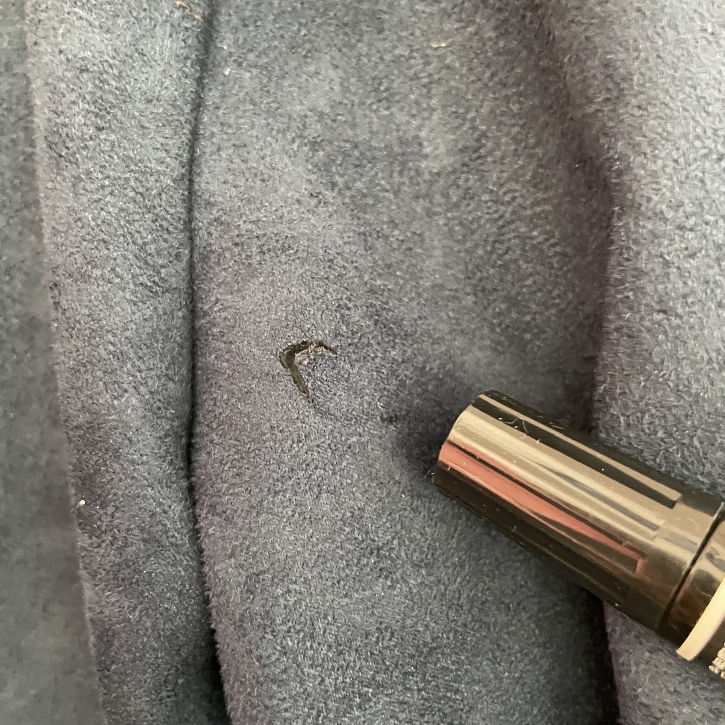 vintage 古着 ビンテージ ベロアジャケット フライト イタリア XXL ネイビー 裏地ナイロン