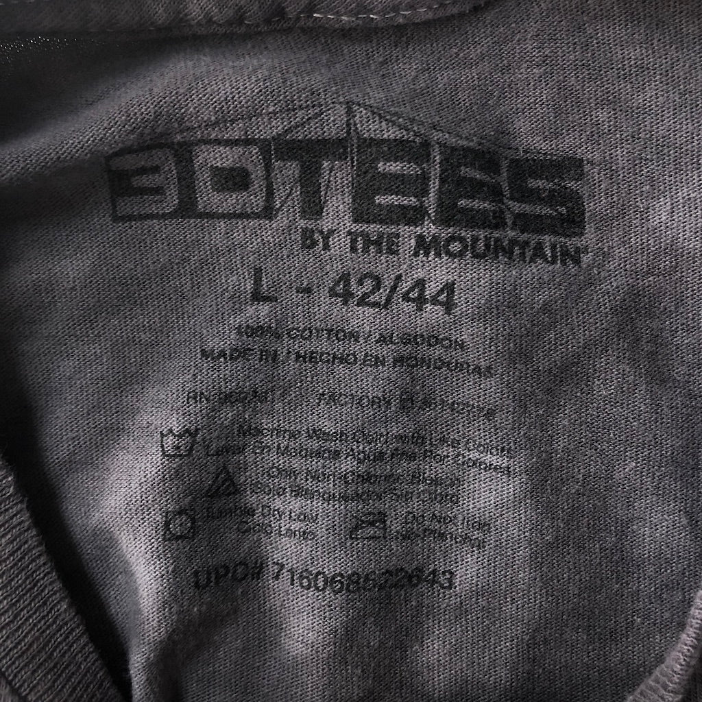 3D TEES BY THE MOUNTAIN アニマルTシャツ 半袖 カットソー オオカミ 狼 タイダイ