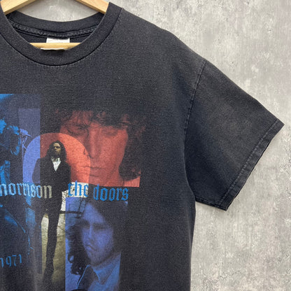 00s TENNESSEE RIVER THE DOORS JIM MORRISON 追悼Tシャツ ドアーズ ジム・モリソン 古着 ビンテージ 半袖 Tシャツ ブラック