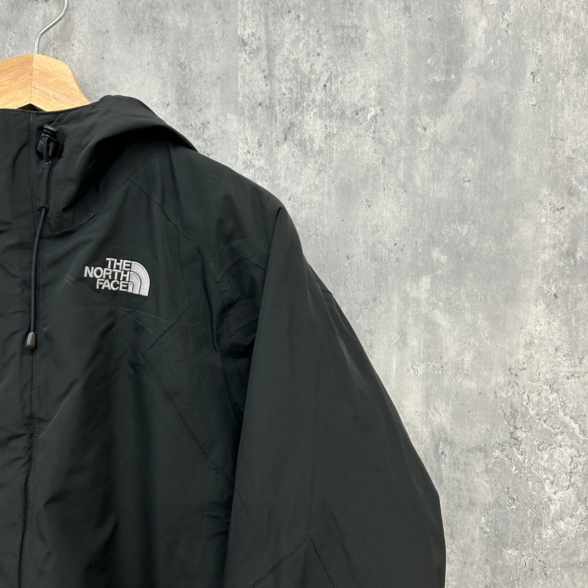 00s THE NORTH FACE ザ・ノースフェイス ナイロンジャケット マウンテンパーカー ゴアテックス 古着 ヴィンテージ L ブラック 無地