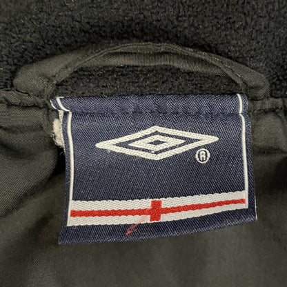 00s vintage 古着　ビンテージ　アンブロ　UMBRO　フリース　フルジップ　ブラック　ストリート　チーム　スポーツ