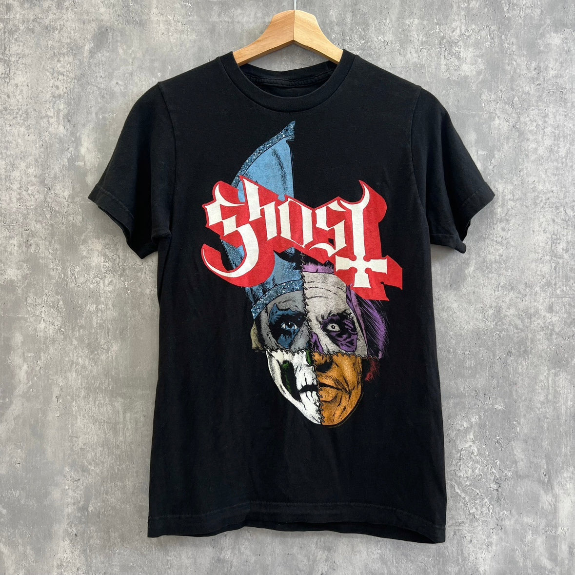 バンドTシャツ Shost メタルバンド スウェーデン Sサイズ ブラック 古着