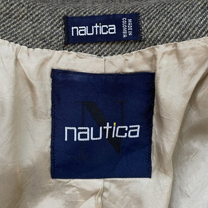 90s vintage 古着　NAUTICA　ビンテージ　ノーティカ　ウール　テーラードジャケット