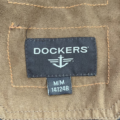 00s vintage 古着　ドッカーズ　ベロア　スウェード　タンカースタイプ　ジャケット　リーバイス　DOCKERS