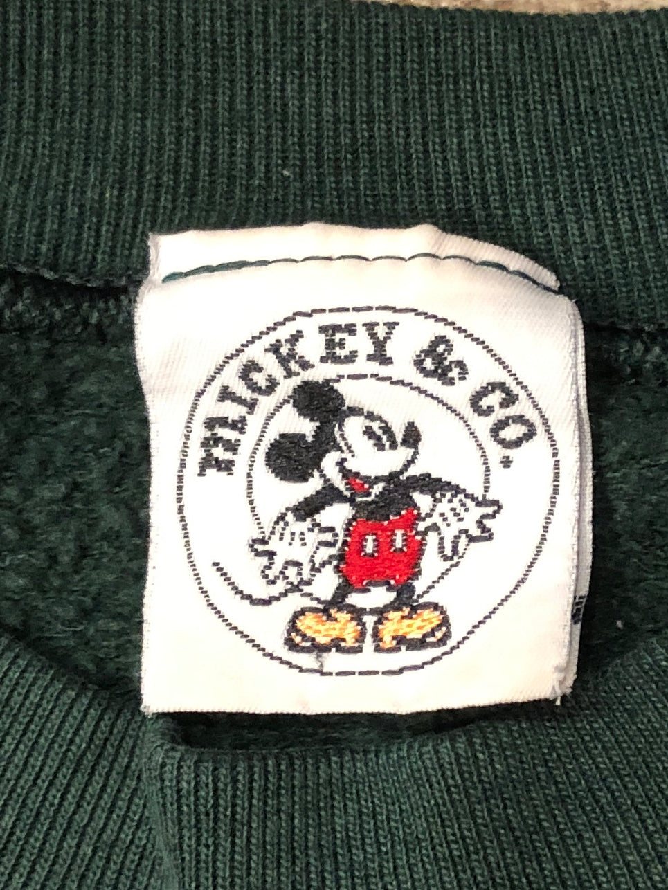 mickey & co. USA製　GOOFY スウェット　緑　XL