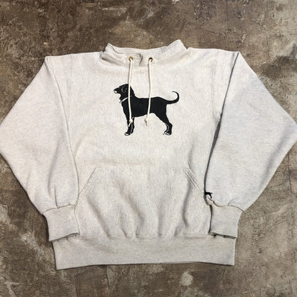 90s THE BLACK DOG モックネックスウェット　USA製　aiko着用　グレー　XL