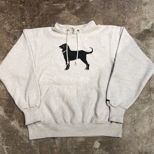 90s THE BLACK DOG モックネックスウェット　USA製　aiko着用　グレー　XL