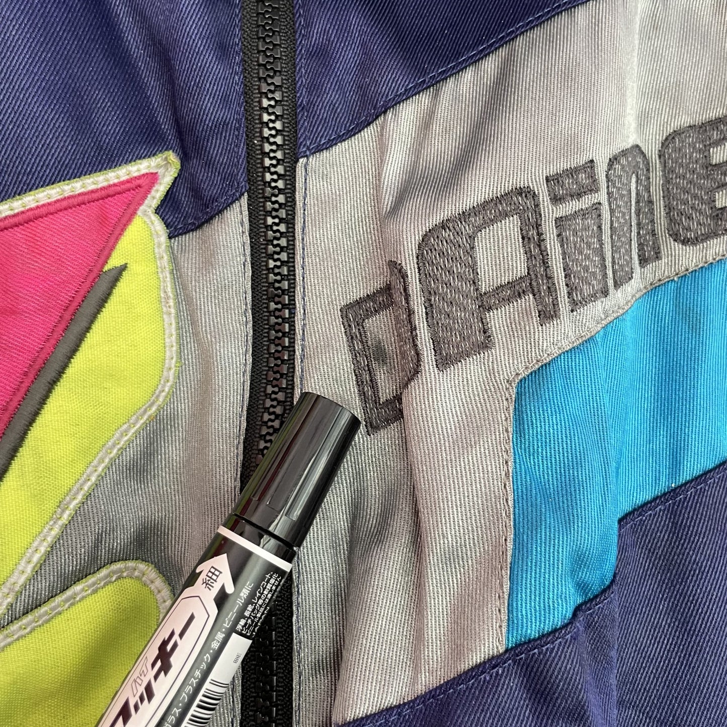 90s vintage 古着　ビンテージ　ベスト　デザイン　モーターサイクル　ジャケット　イタリア　DAinESE ダイネーゼ