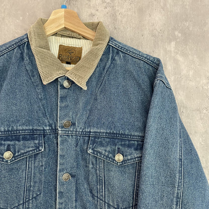 90s vintage　古着　ビンテージ REDHEAD　レッドヘット　デニムジャケット　ワーク　トラッカータイプ　コーデュロイ