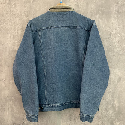 90s vintage　古着　ビンテージ REDHEAD　レッドヘット　デニムジャケット　ワーク　トラッカータイプ　コーデュロイ