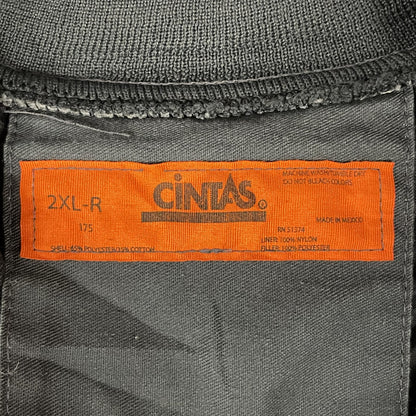 00s vintage 古着　ビンテージ　CINTAS 企業ロゴワッペン　ワークベスト　グレー　アメカジ