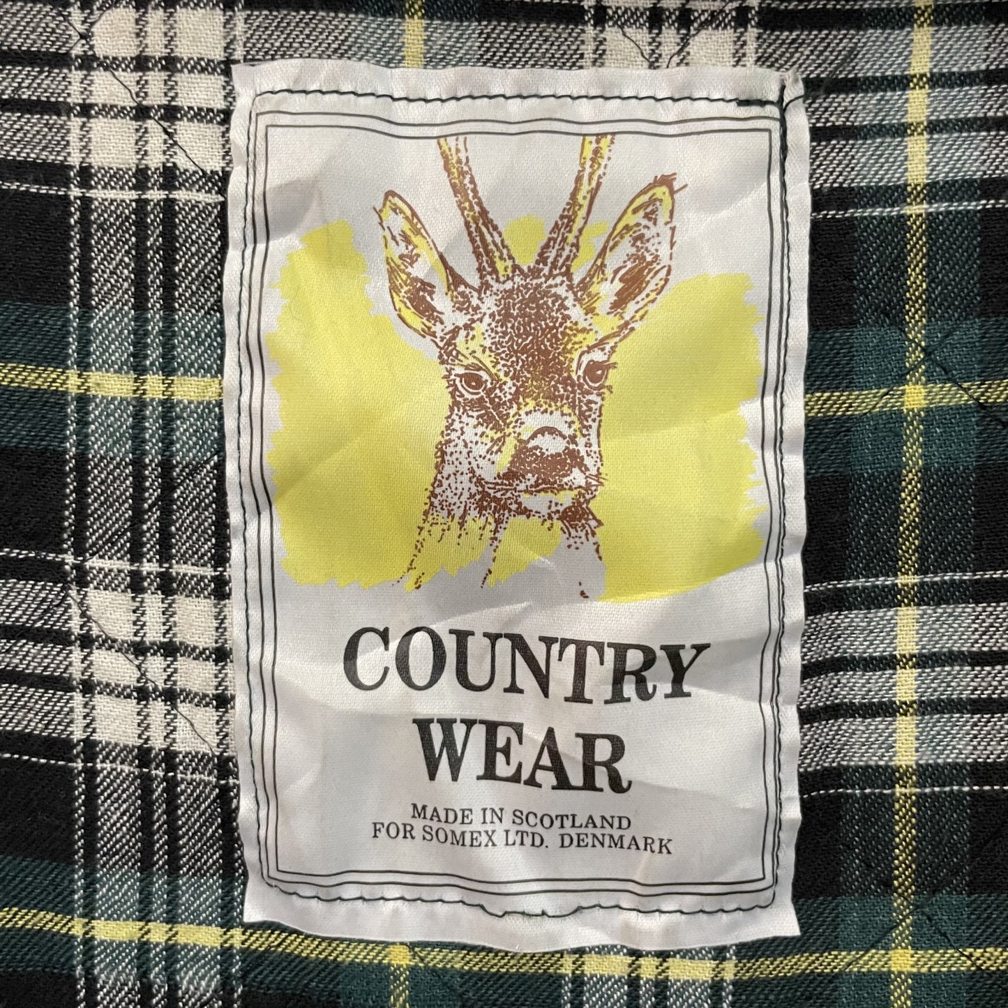 90s vintage 古着　ビンテージ　オイルド　COUNTRY WEAR ベスト　コーデュロイ　ダブルジップ　チェック柄　アメカジ