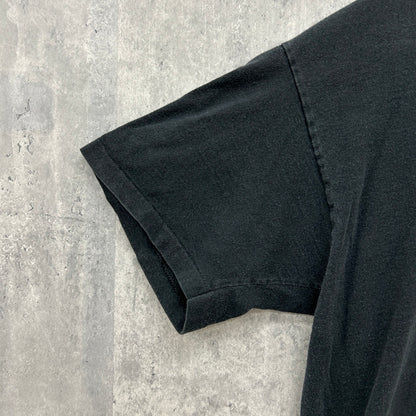 90s USA製 anvil Marcolin Eyewear Tシャツ 半袖 マルコリン アンビル 眼鏡 刺繍 古着 ビンテージ ブラック XL made in usa