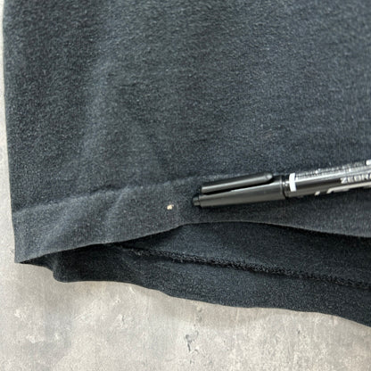 90s USA製 anvil Marcolin Eyewear Tシャツ 半袖 マルコリン アンビル 眼鏡 刺繍 古着 ビンテージ ブラック XL made in usa