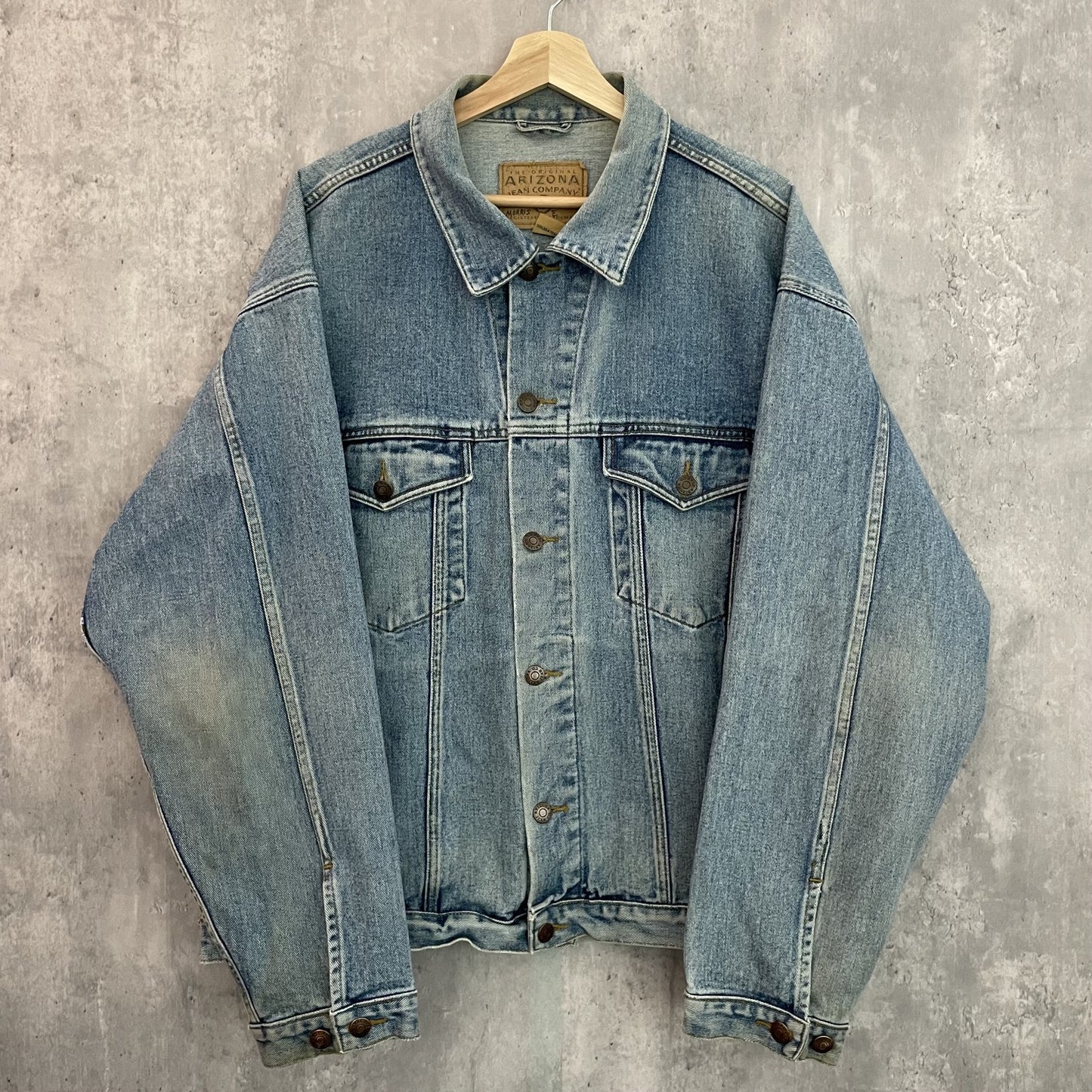 90s vintage 古着　ビンテージ　アリゾナジーンズカンパニー　デニムジャケット　Gジャン　インディゴ　長袖　ARIZONA JEAN COMPANY