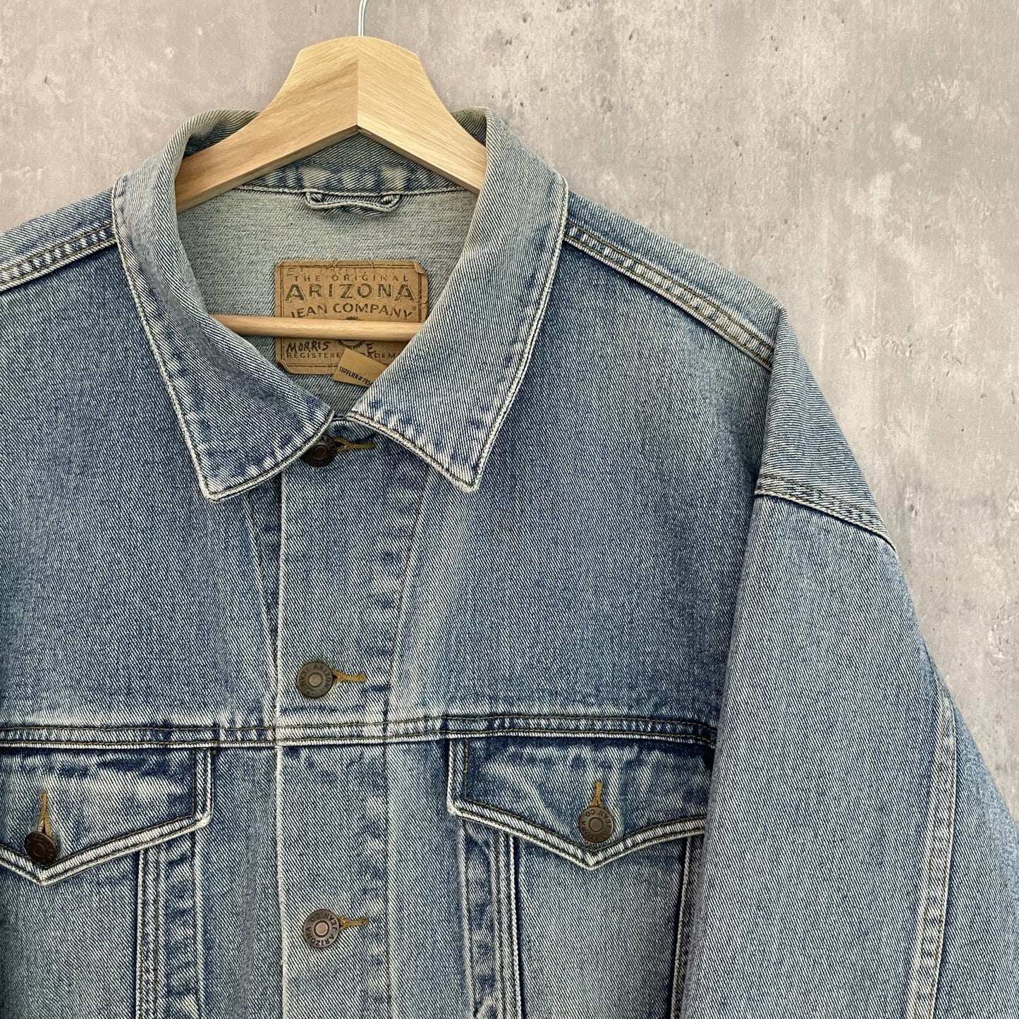 90s vintage 古着　ビンテージ　アリゾナジーンズカンパニー　デニムジャケット　Gジャン　インディゴ　長袖　ARIZONA JEAN COMPANY