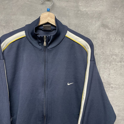 00s vintage 古着　ビンテージ　NIKE ナイキ　胸元ロゴ　ジャージ　トラックジャケット　スポーツ