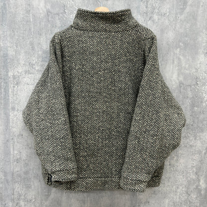 70s～80s USA製 WOOL RICH ツイードウールジャケット コート 古着 ビンテージ L相当