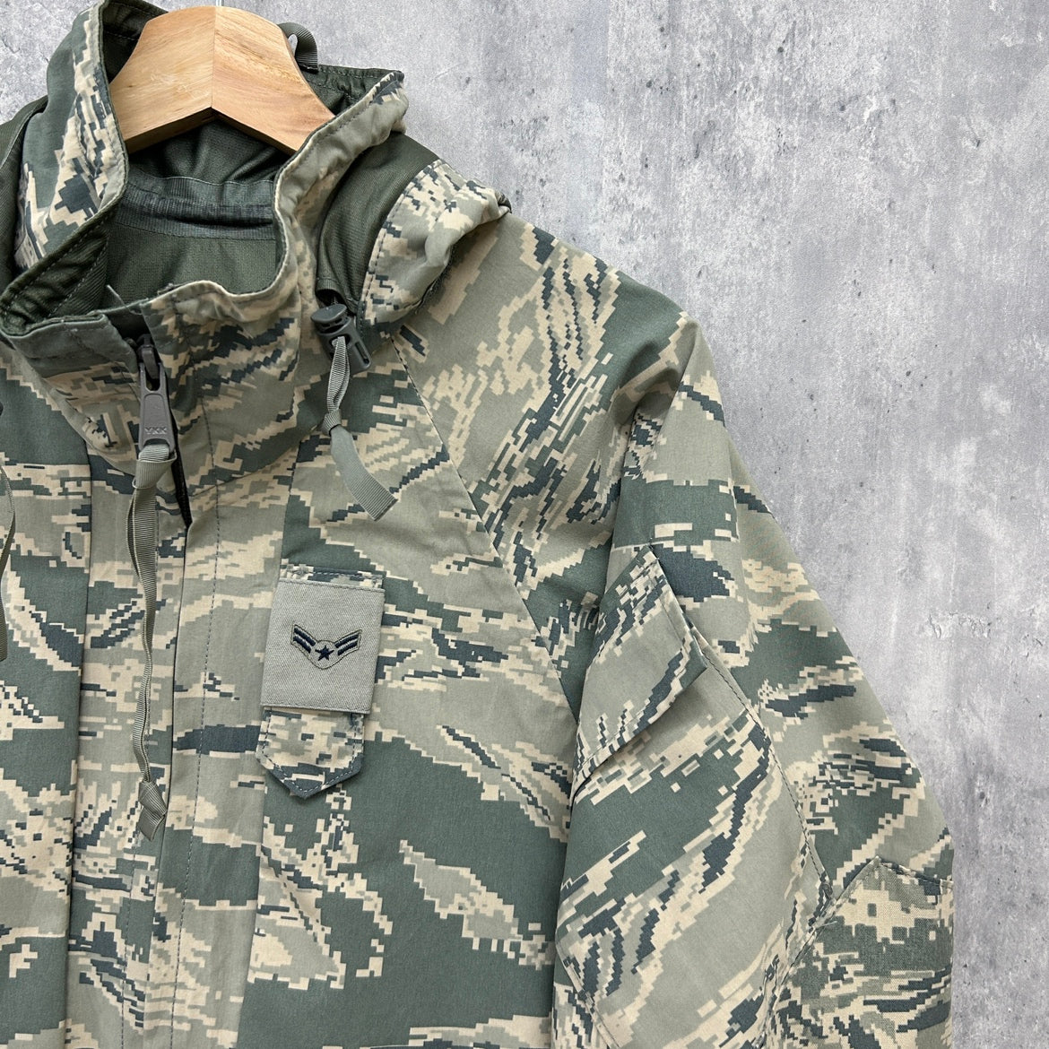 USA製 U.S.ARMY APECS PARKA GORE-SEAM デジカモ ピクセル ミリタリージャケット ナイロン 古着 ビンテージ M相当