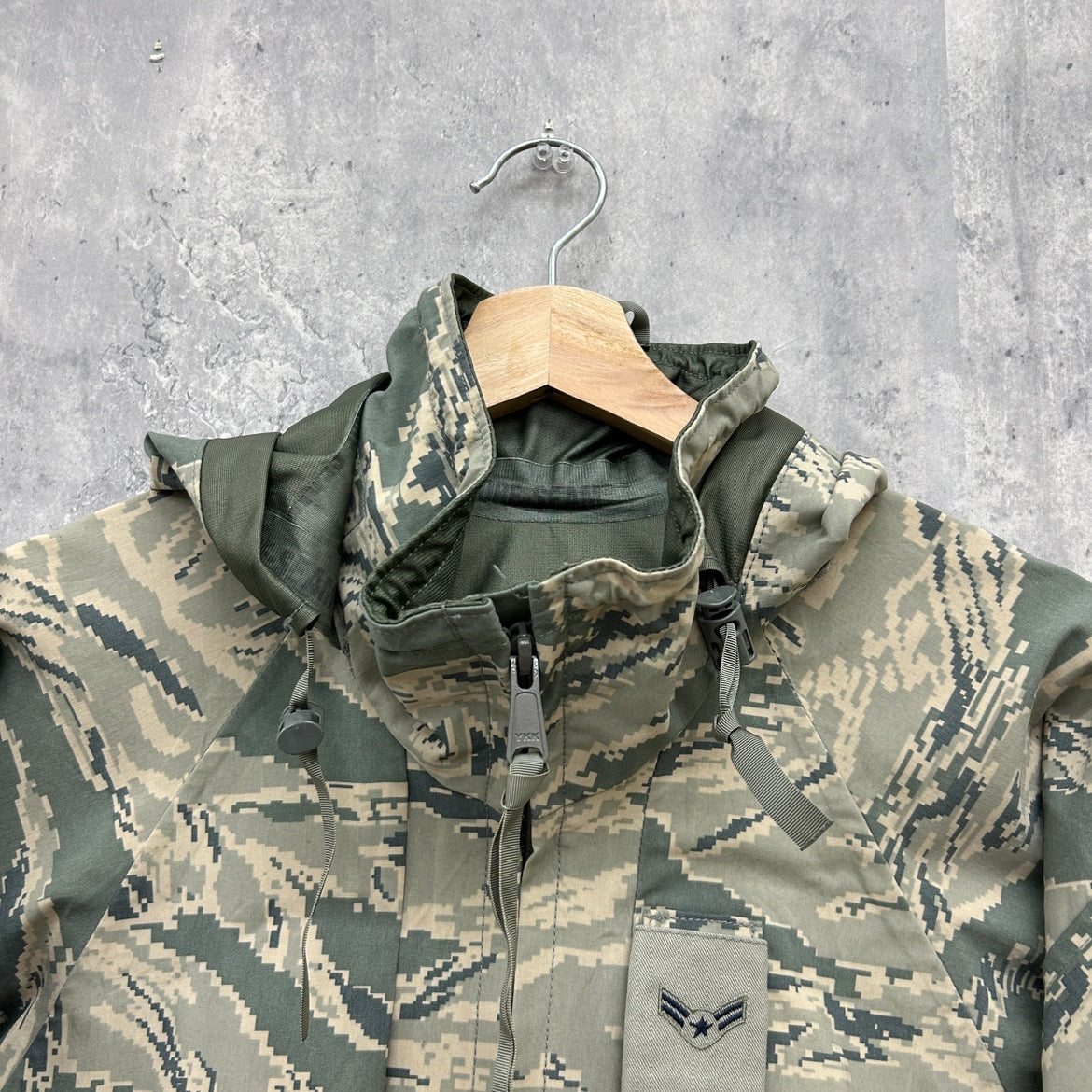 USA製 U.S.ARMY APECS PARKA GORE-SEAM デジカモ ピクセル ミリタリージャケット ナイロン 古着 ビンテージ M相当