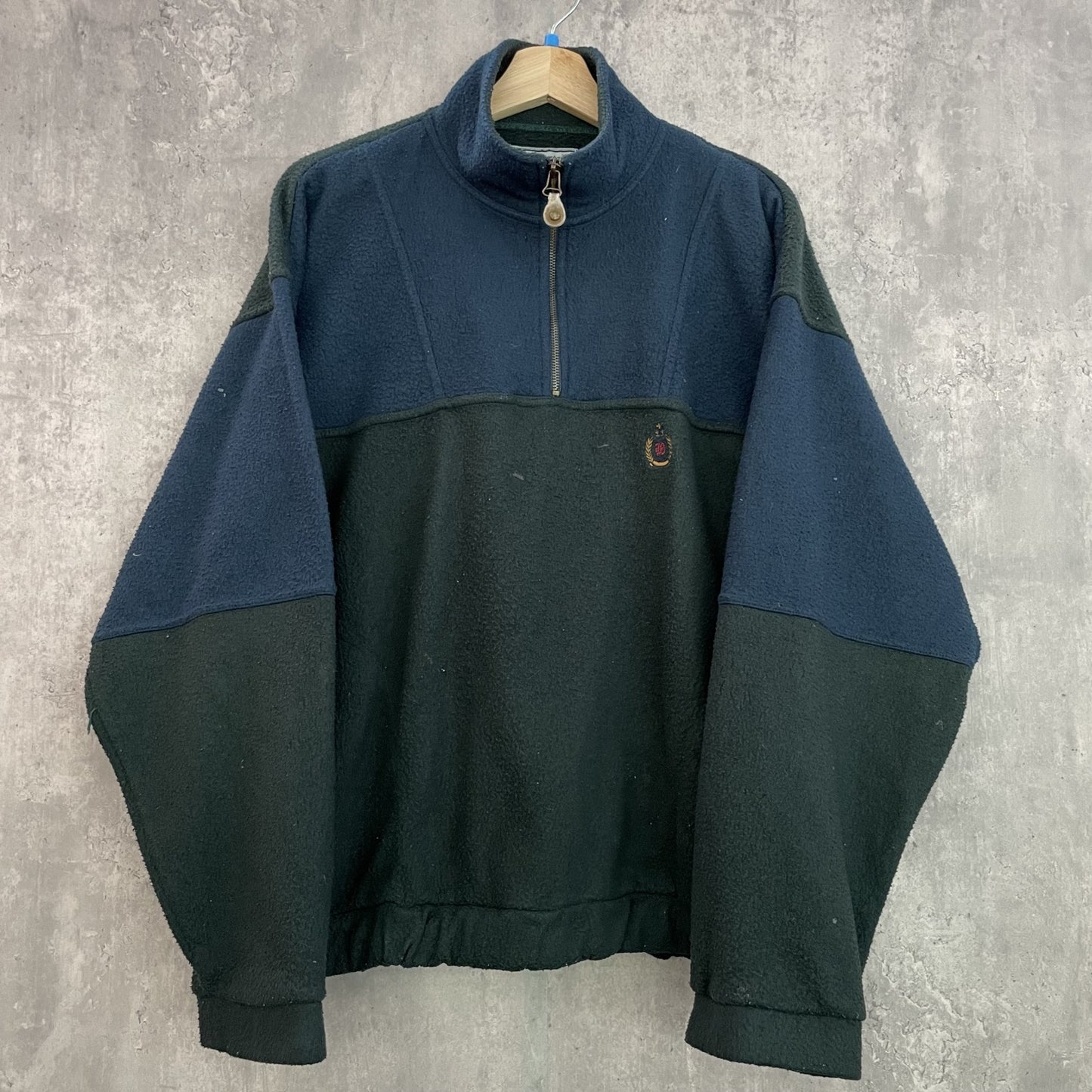 90s vintage 古着　ビンテージ　BugleBoyComPany ハーフジップ　フリースジャケット　ツートン　ストリート　