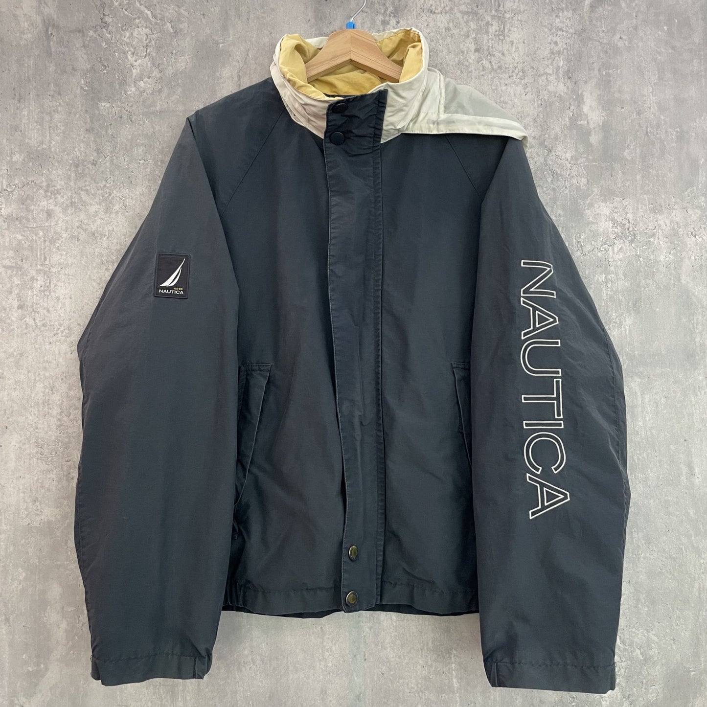 00s vintage 古着　ビンテージ　ノーティカ　NAUTICA　アメリカン　ブルゾン　セーリング　フルジップ　ナイロン