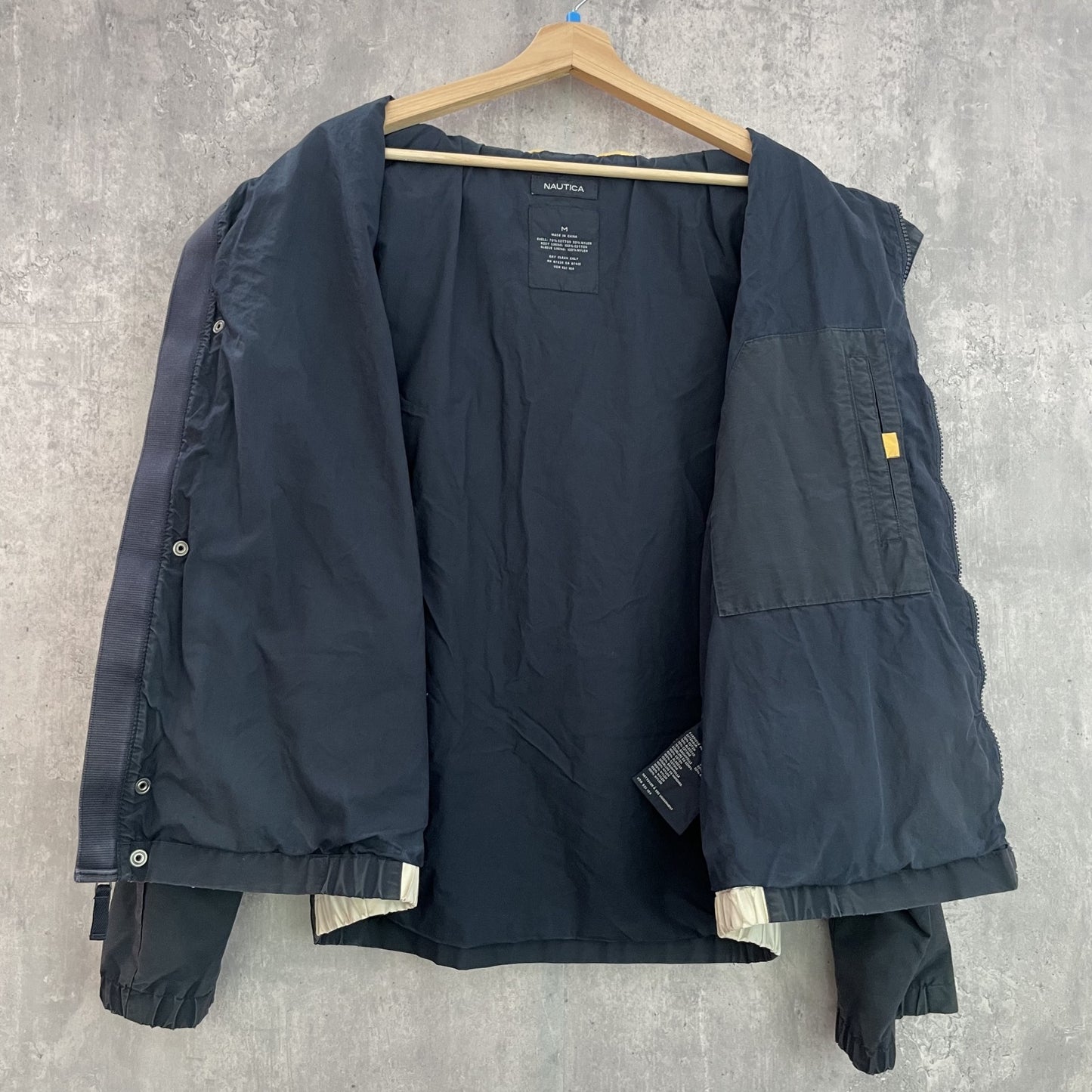 00s vintage 古着　ビンテージ　ノーティカ　NAUTICA　アメリカン　ブルゾン　セーリング　フルジップ　ナイロン