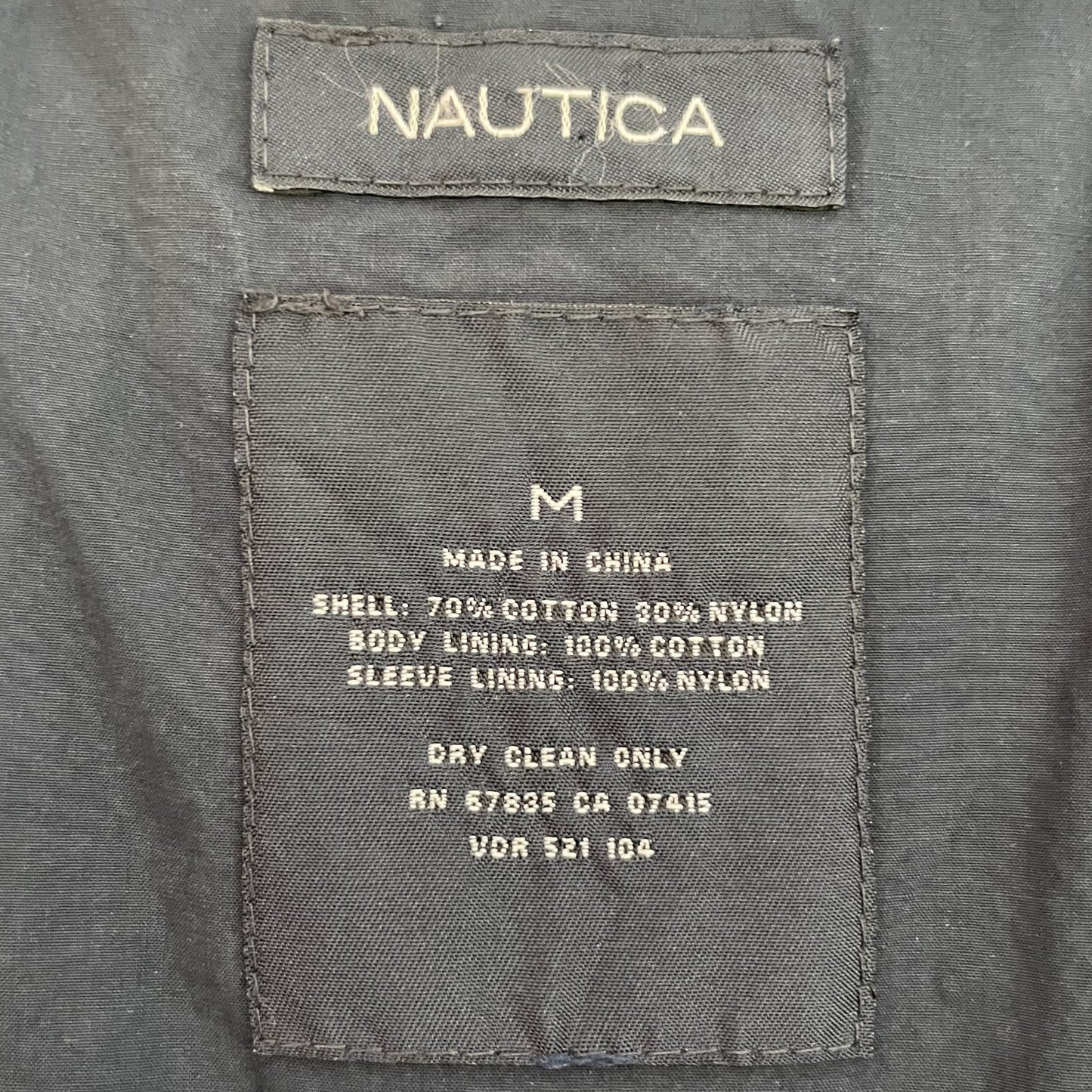 00s vintage 古着　ビンテージ　ノーティカ　NAUTICA　アメリカン　ブルゾン　セーリング　フルジップ　ナイロン