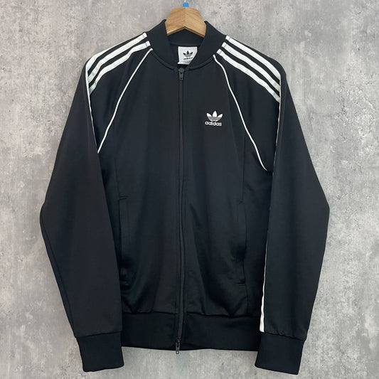 adidas アディダス　古着　ビンテージ　vintage トラックジャケット　ブラック　フルジップ　ダブルジップ