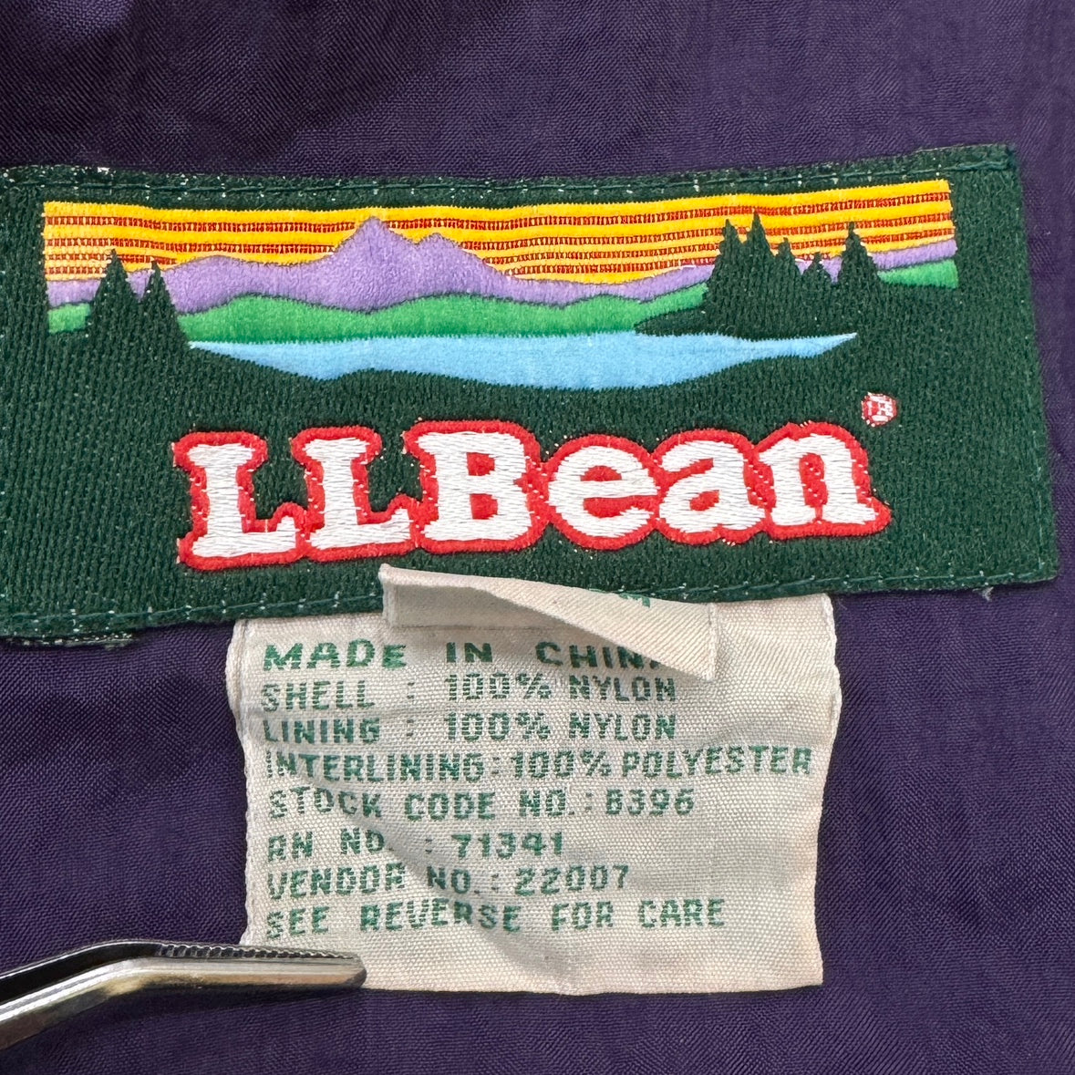 80s〜90s 山タグ L.L.Bean エルエルビーン ナイロンジャケット Mサイズ ヴィンテージ