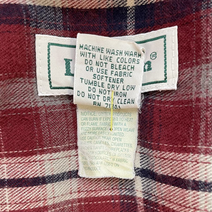 90s vintage 古着　ビンテージ　エルエルビーン　長袖シャツ　コットン　チェック　L.L.Bean