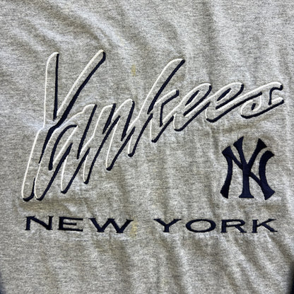 90’s Lee リー ラグラン アメリカ製 New York Yankees ニューヨークヤンキース 刺繍 七分丈 XLサイズ