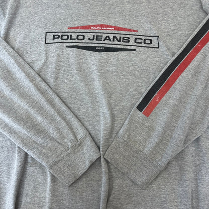 POLO JEANS CO.RALPH LAUREN フロントロゴ 長袖Ｔシャツ メキシコ製 2XL