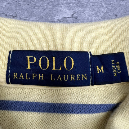 00’s Polo Ralph Lauren ポロラルフローレン ポロシャツ サイズM 中国製 ボーダー柄