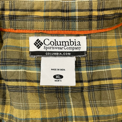 Columbia コロンビア 長袖シャツ タータンシャツ サイズXL インド製