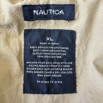 NAUTICA ノーティカ スイングトップ ジップ XLサイズ ブラック 古着