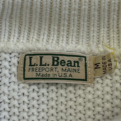 90年代 アメリカ製 L.L.Bean エルエルビーン 襟付きニット Mサイズ 古着