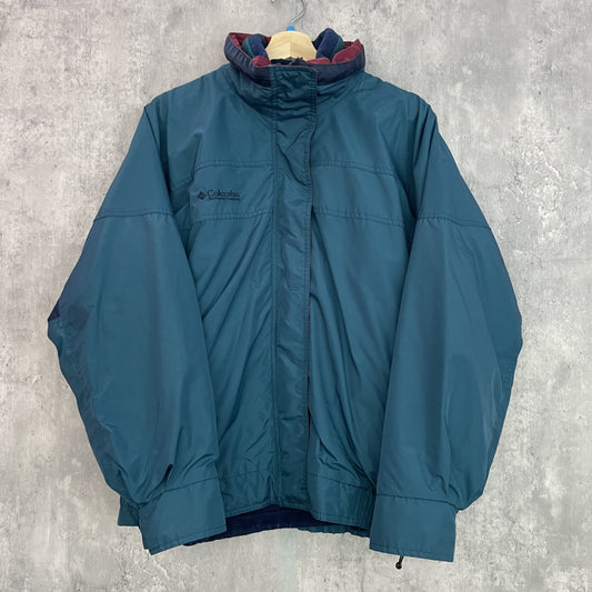 90s vintage 古着　ビンテージ　コロンビア　Columbia ナイロン　フリース　アウトドアジャケット　